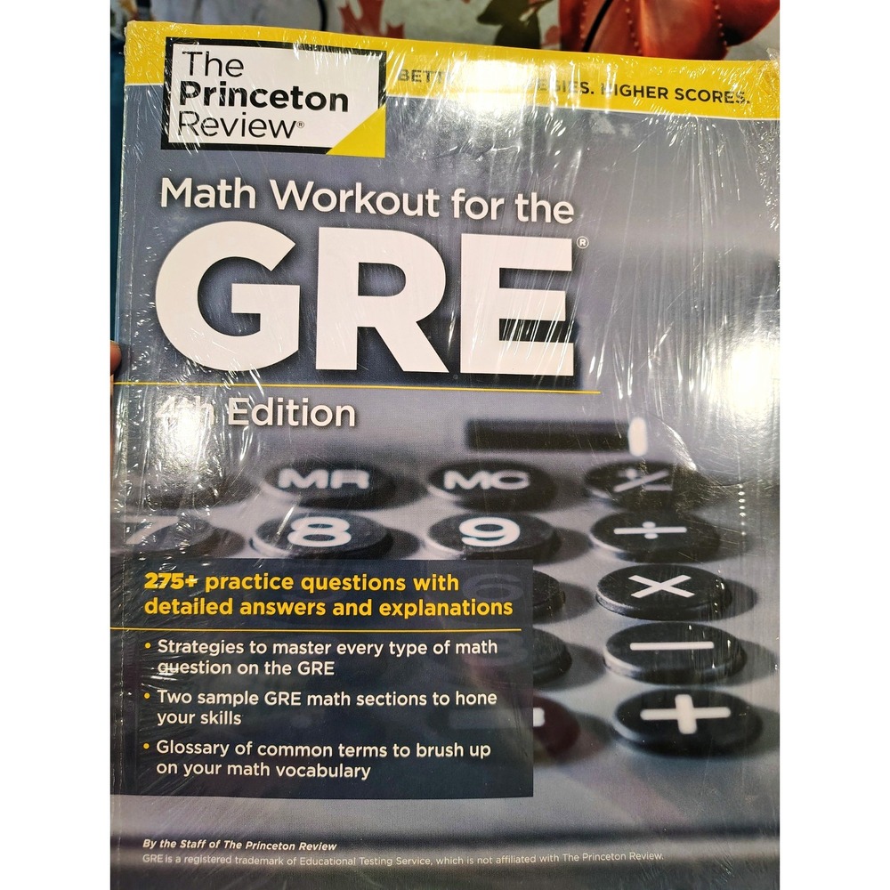 The Princeton Review Math Workout for the GRE 6th Edition Paperback 2010